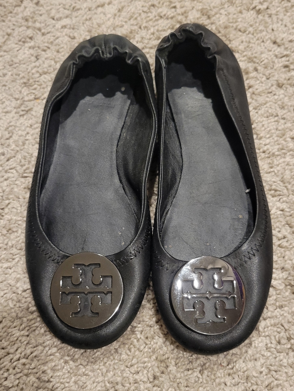 Tory Burch Minnie Travel Ballet Flats Size 6